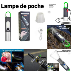 Lampe de poche rechargeable